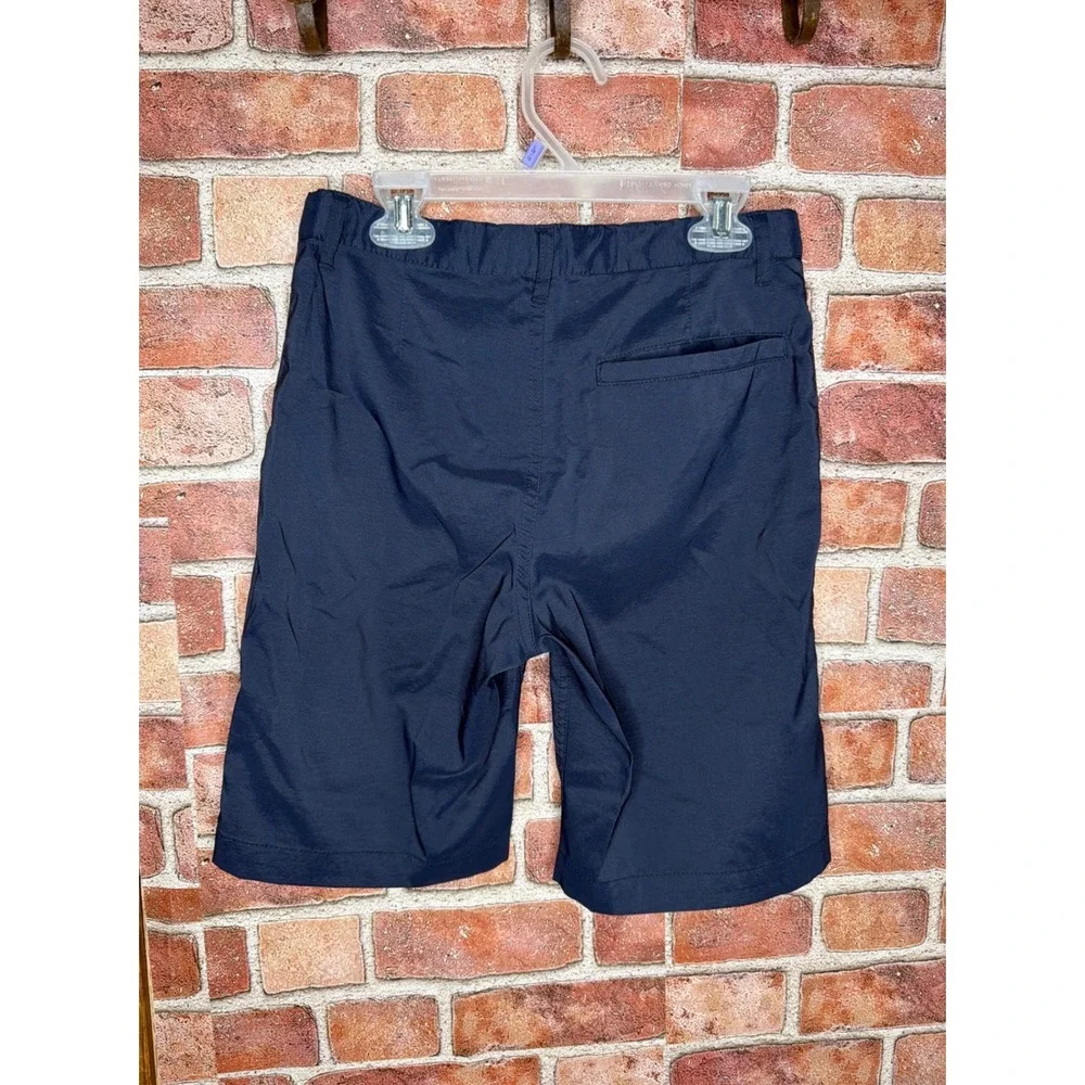 Old Navy Boys Navy Blue Chino Shorts Size 12 Regular Standard Flat Front School